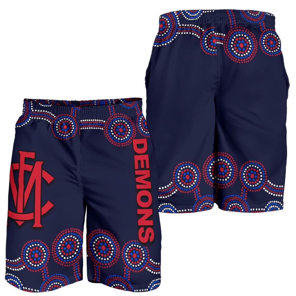 Demons All Over Print Men's Shorts - Vibe Hoodie Shop