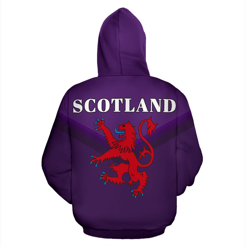 Scotland Lion Always In Me Violet Hoodie - Vibe Hoodie Shop