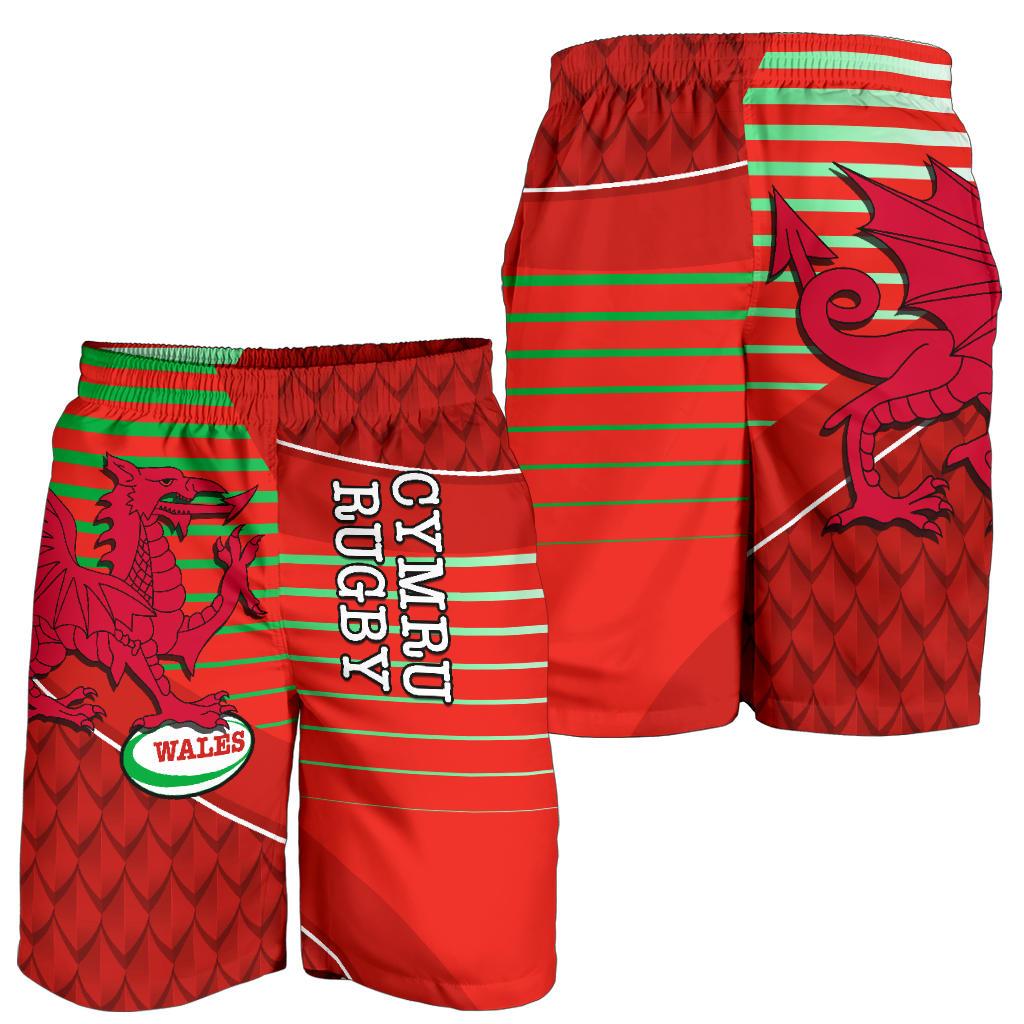 Wales Rugby Men Shorts Dragon Special - CYMRU - Vibe Hoodie Shop