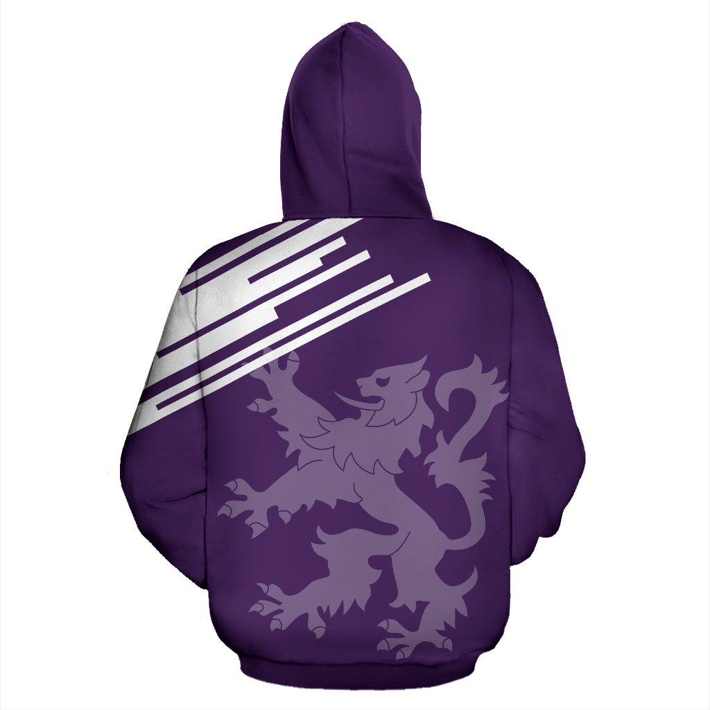 Scotland Hoodie Thistle And Lion - Vibe Hoodie Shop