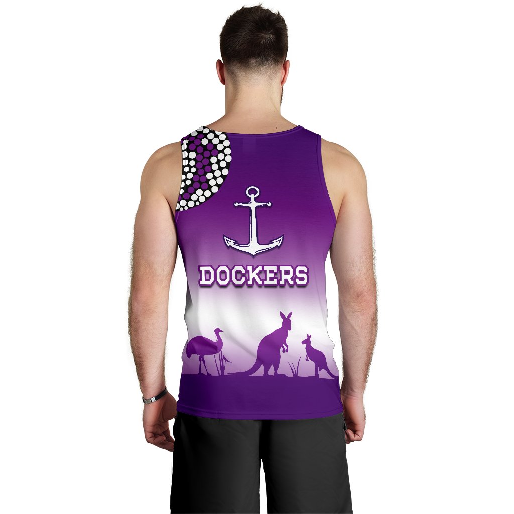 Dockers Men Tank Top Indigenous Fremantle - Freo - Vibe Hoodie Shop