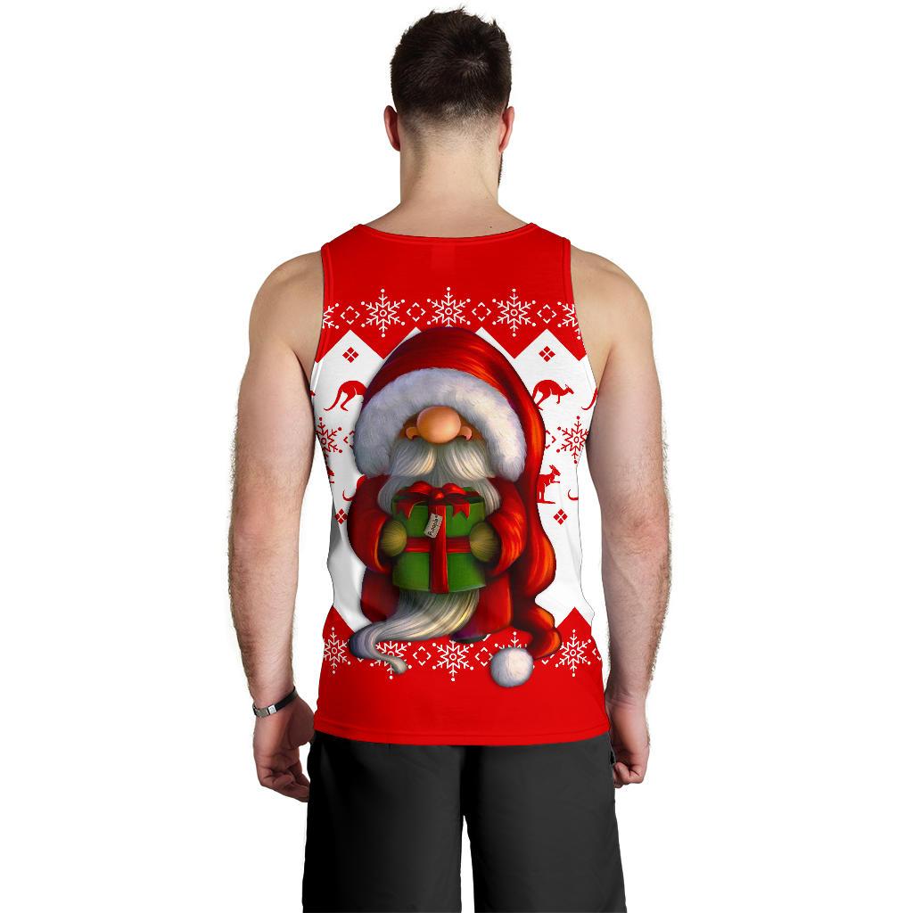 Australia Christmas Men Tank Top - Christmas Gnome Mens Tank - Vibe Hoodie Shop