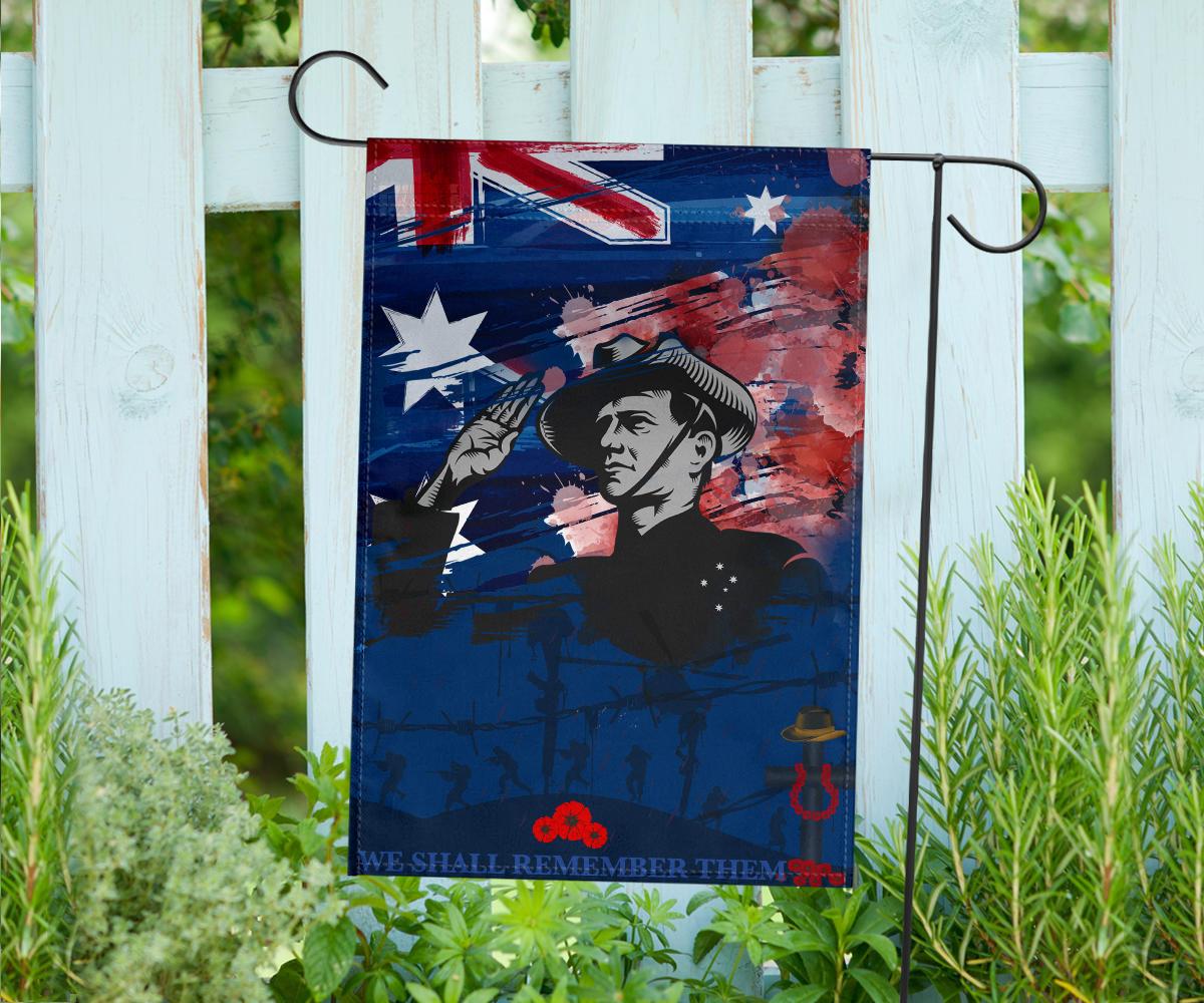 ANZAC Day Flag - We Shall Remember Them - Vibe Hoodie Shop