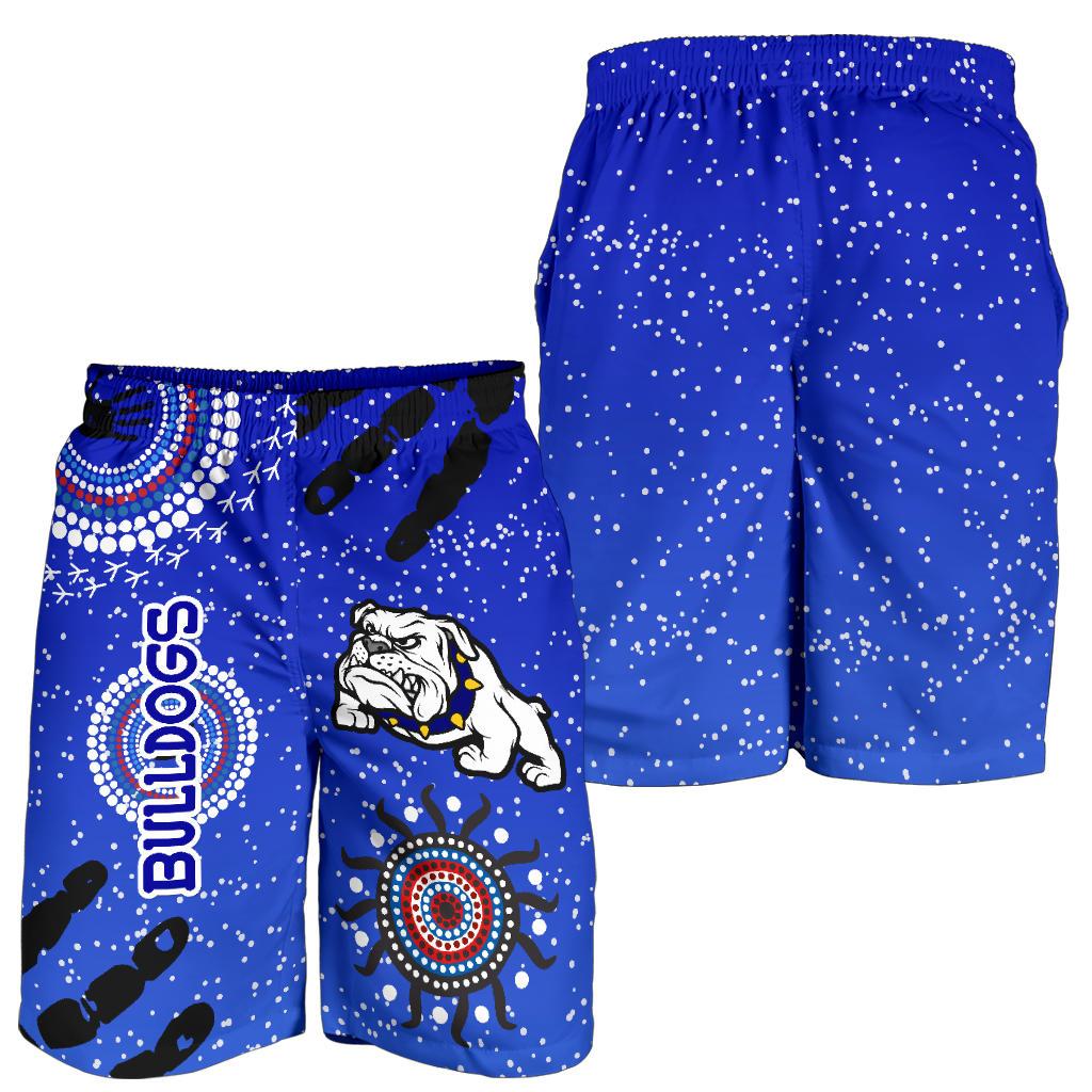 Bulldogs Men Shorts Indigenous Country Style - Vibe Hoodie Shop