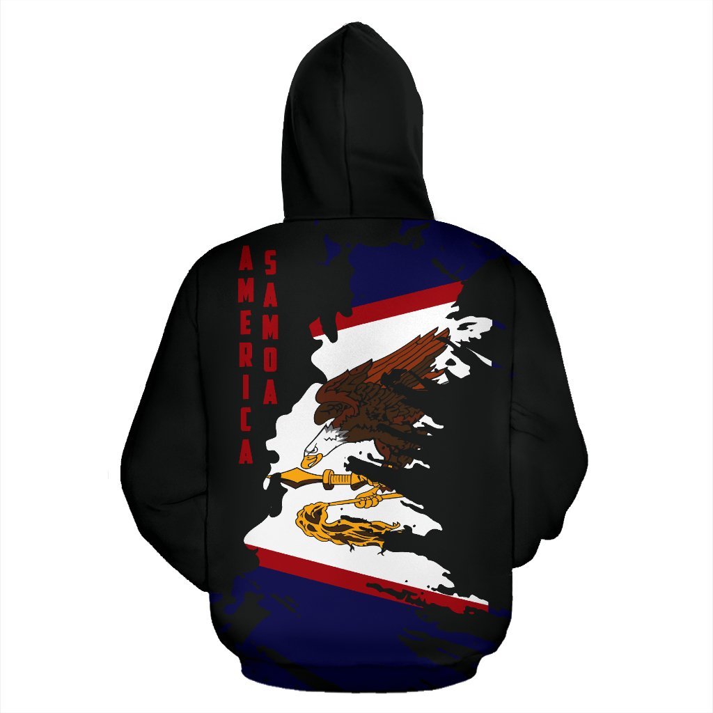 American Samoa Hoodie Painting Ver.2 - Vibe Hoodie Shop