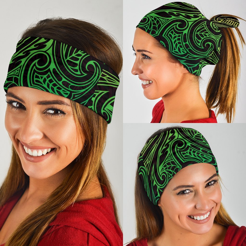 New Zealand Maori Bandana - Light Green - Vibe Hoodie Shop