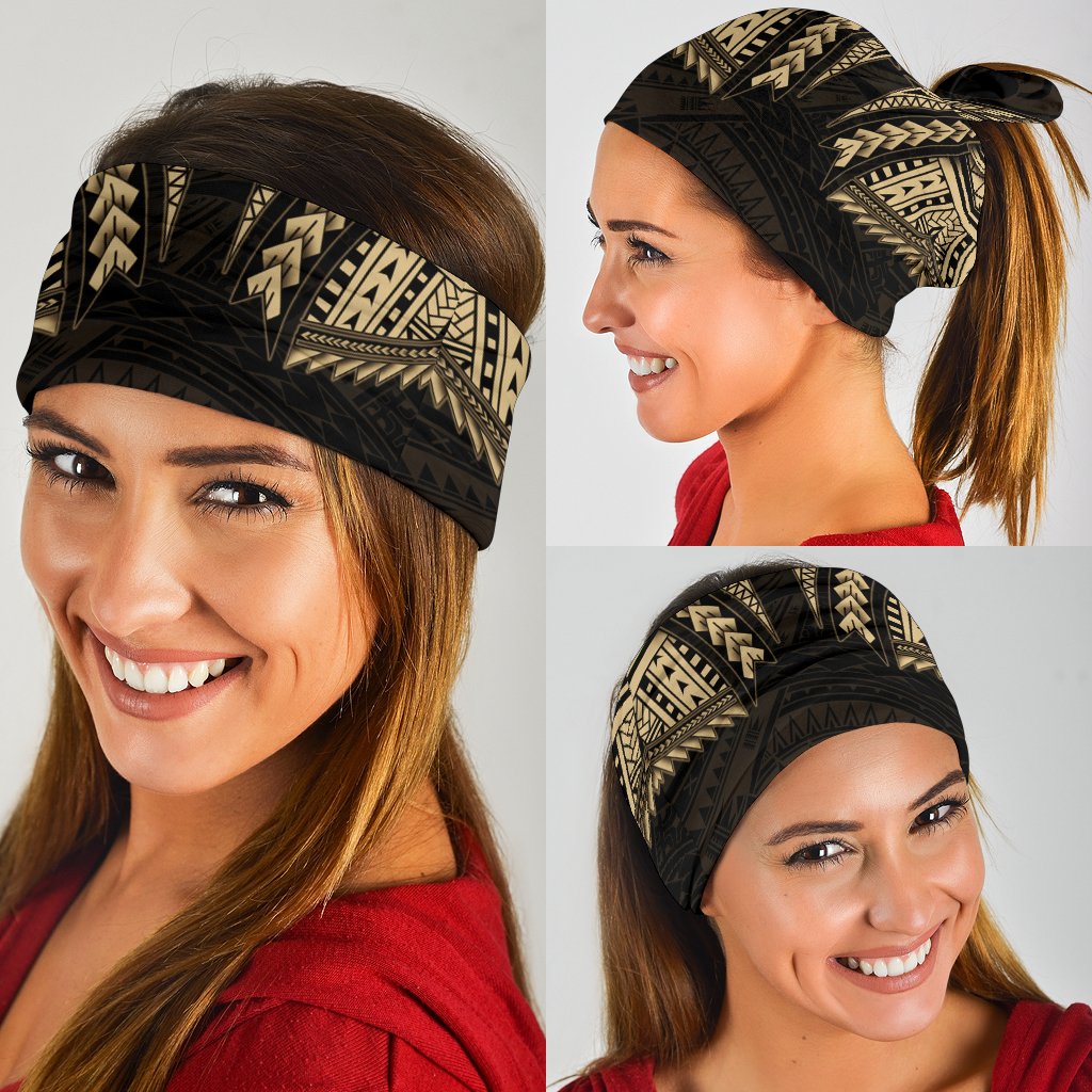 New Zealand Dragon Maori Tattoo Bandana - Gold - Vibe Hoodie Shop