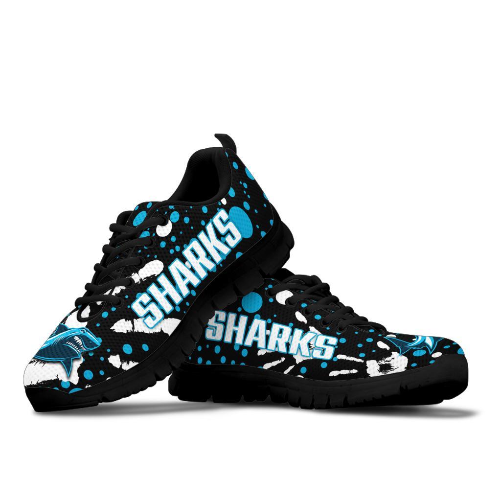 Sharks Indigenous Sneakers Minimalism Version - Vibe Hoodie Shop