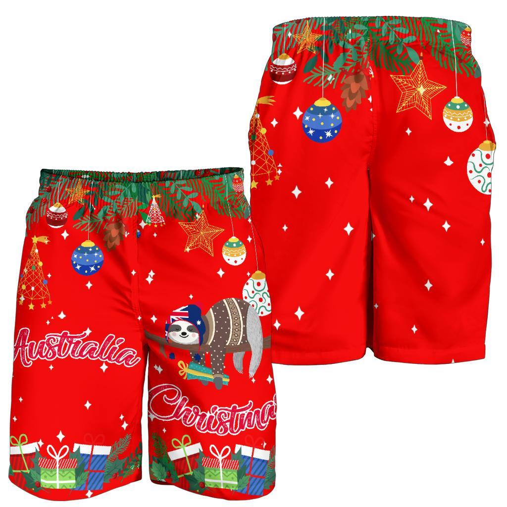 Australia Christmas Men's Short Red - Merry Christmas - Vibe Hoodie Shop