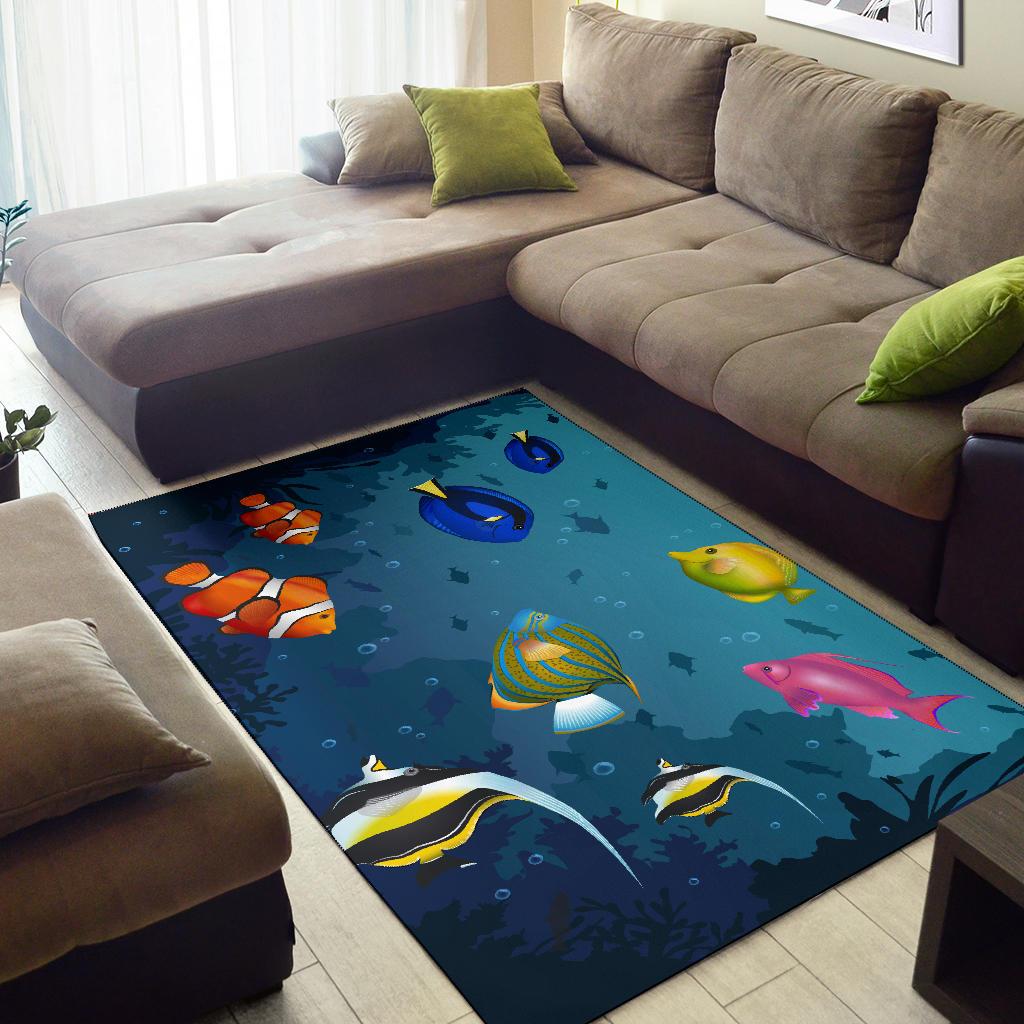 Australia Area Rug - Fish Rug Ocean Finding Nemo - Vibe Hoodie Shop