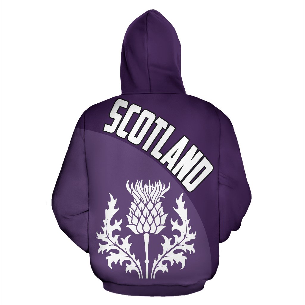 Scotland Zip - Up Hoodie Wave Purple Th7 - Vibe Hoodie Shop