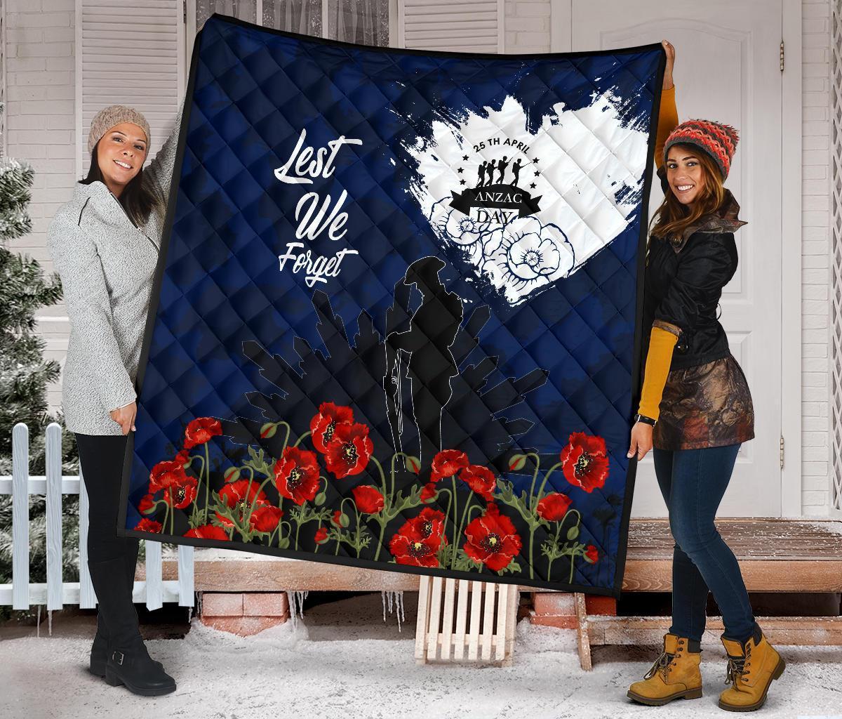 ANZAC Day Premium Quilt - Australia ANZAC Day 2021 - Vibe Hoodie Shop