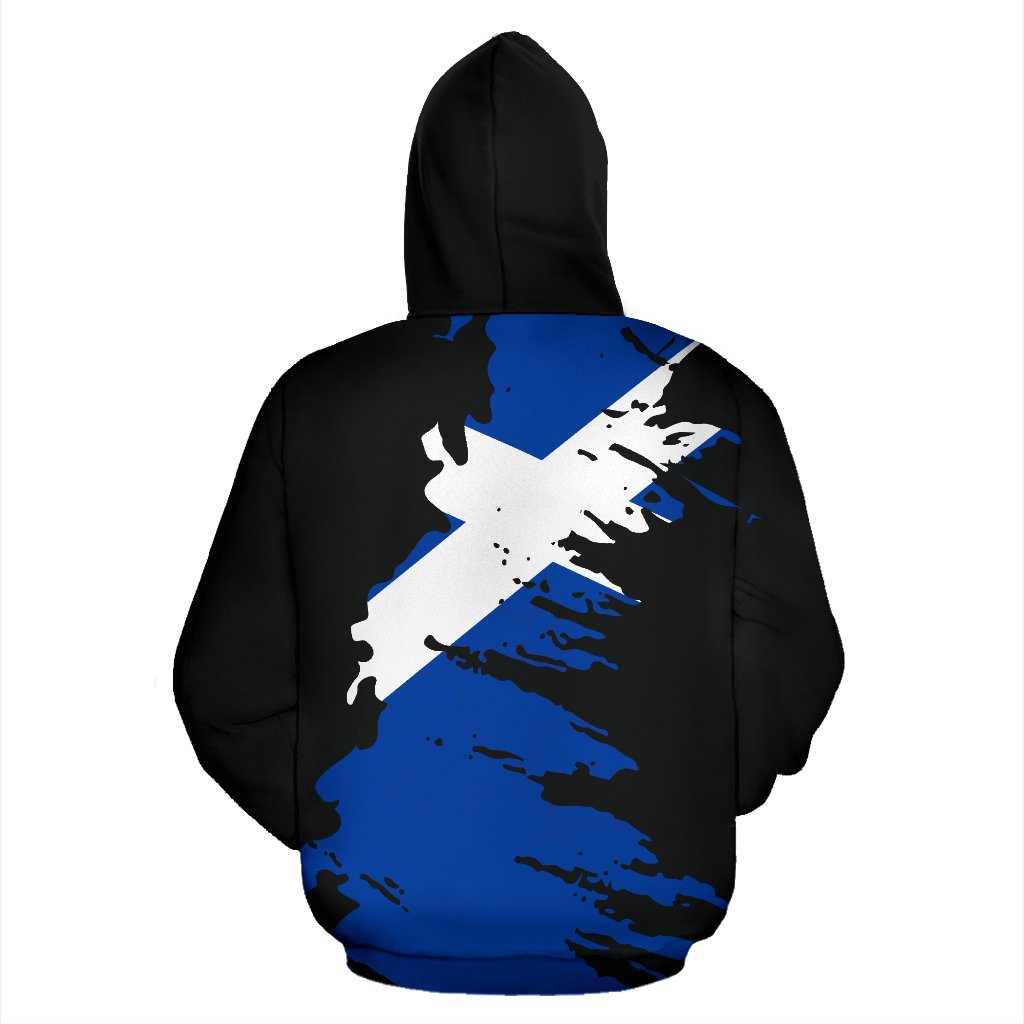 Scotland Hoodie Zip - Up Painting - Vibe Hoodie Shop