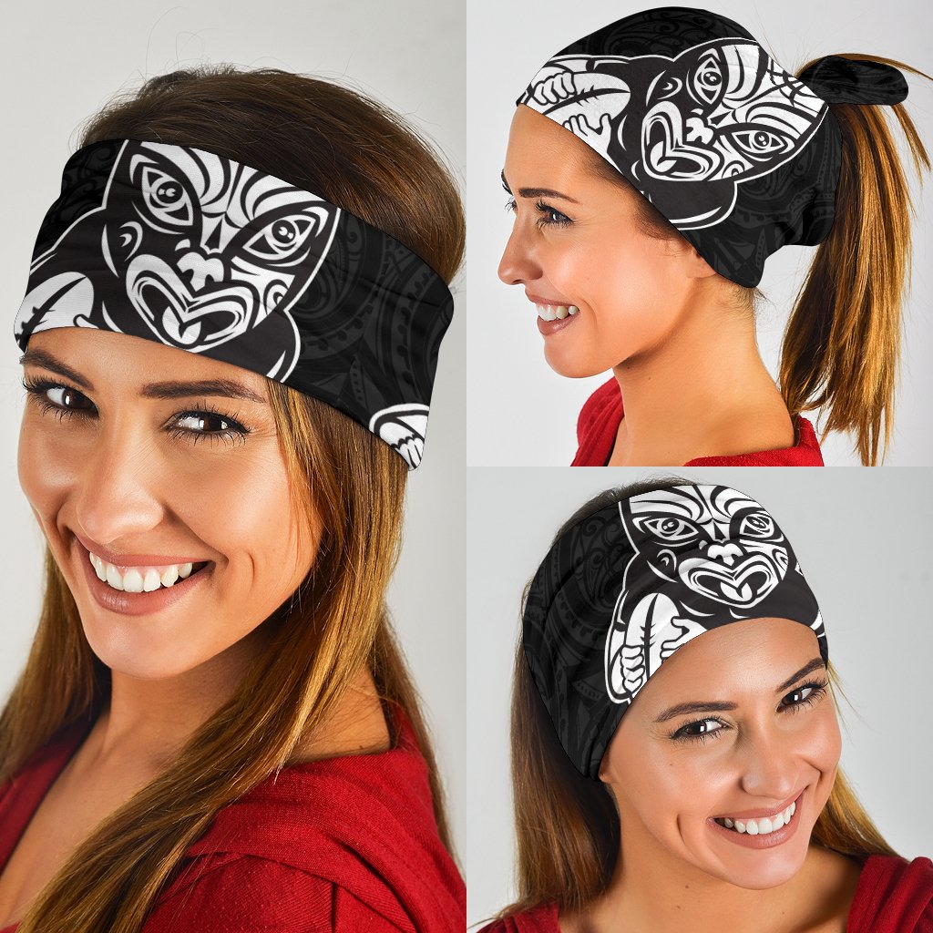 New Zealand Neck Geiter Rugby with Haka Face - Vibe Hoodie Shop