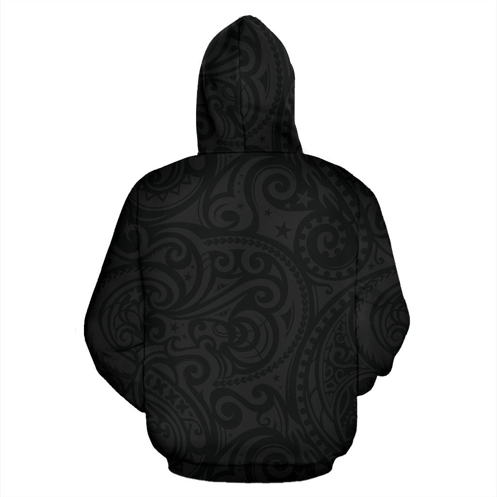 Rugby Kia Kaha Be Strong New Zealand Hoodie - Black Version 2 - Vibe Hoodie Shop