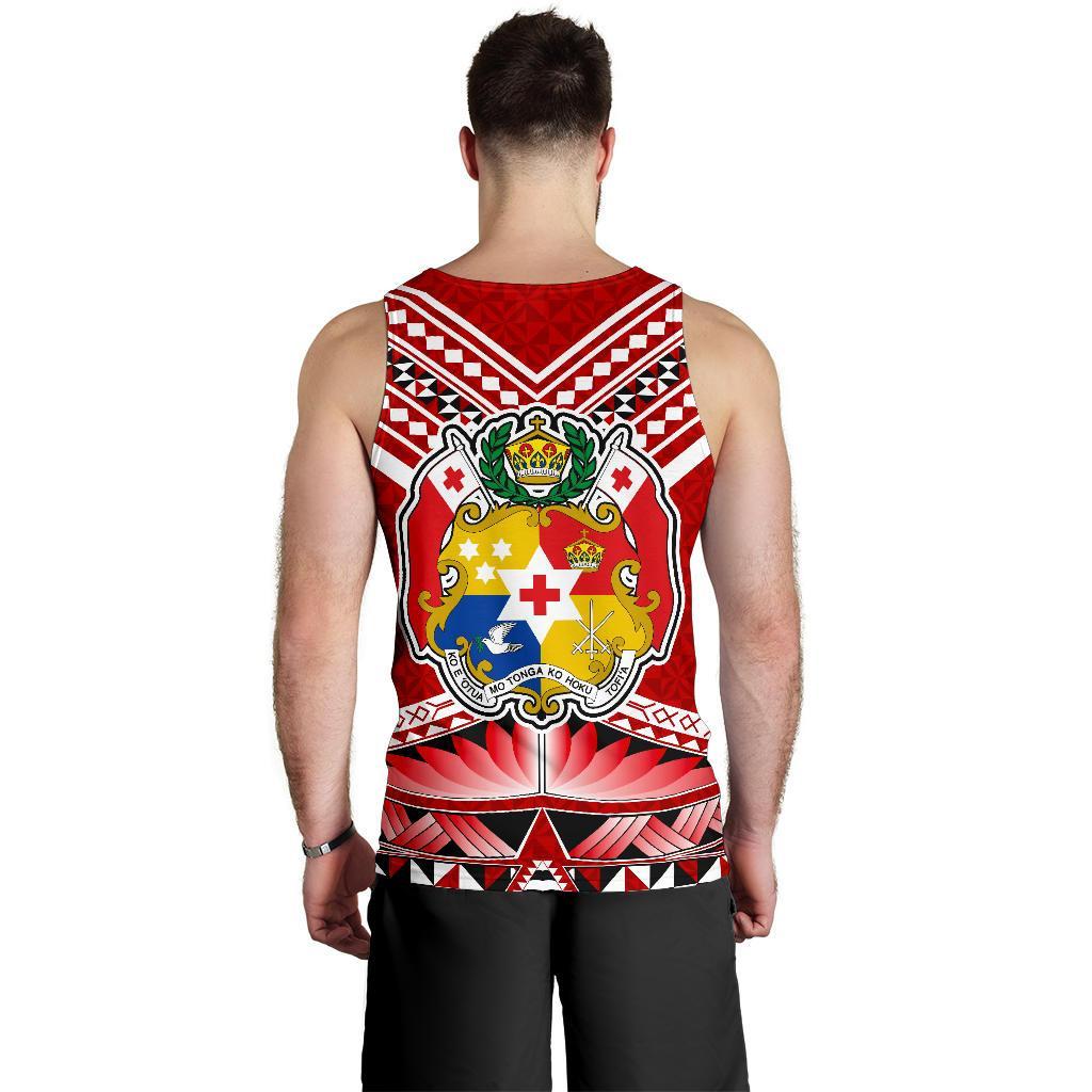 Mate Ma'A Tonga Pattern Men's Tank Top - Vibe Hoodie Shop