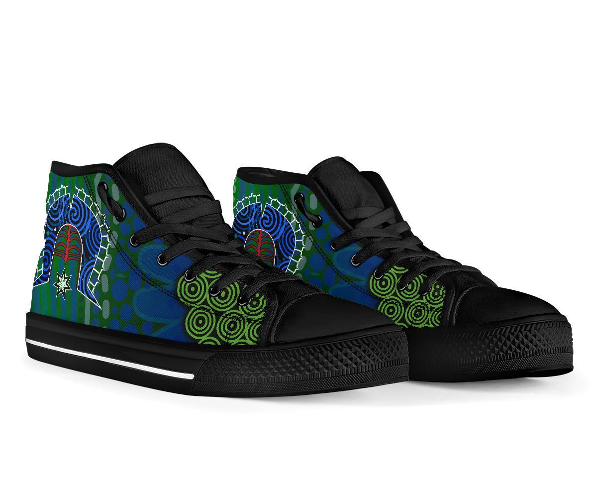 torres-strait-high-top-shoes-dhari-and-dot-patterns