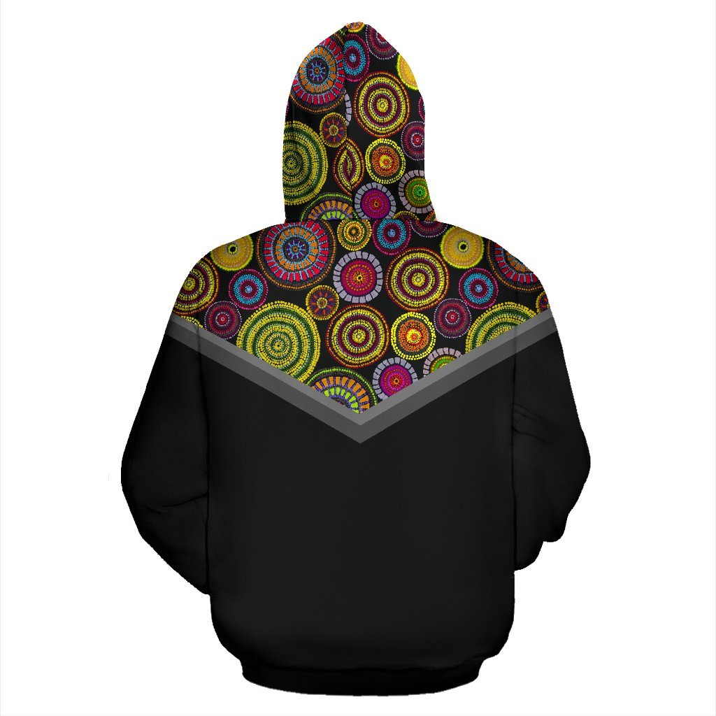 Aboriginal Hoodie, Circle Dot Painting Hoodie Ver04 - Vibe Hoodie Shop