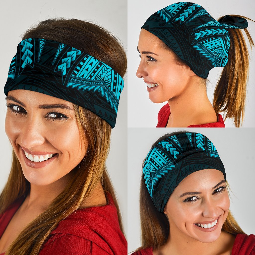 New Zealand Dragon Maori Tattoo Bandana - Blue - Vibe Hoodie Shop