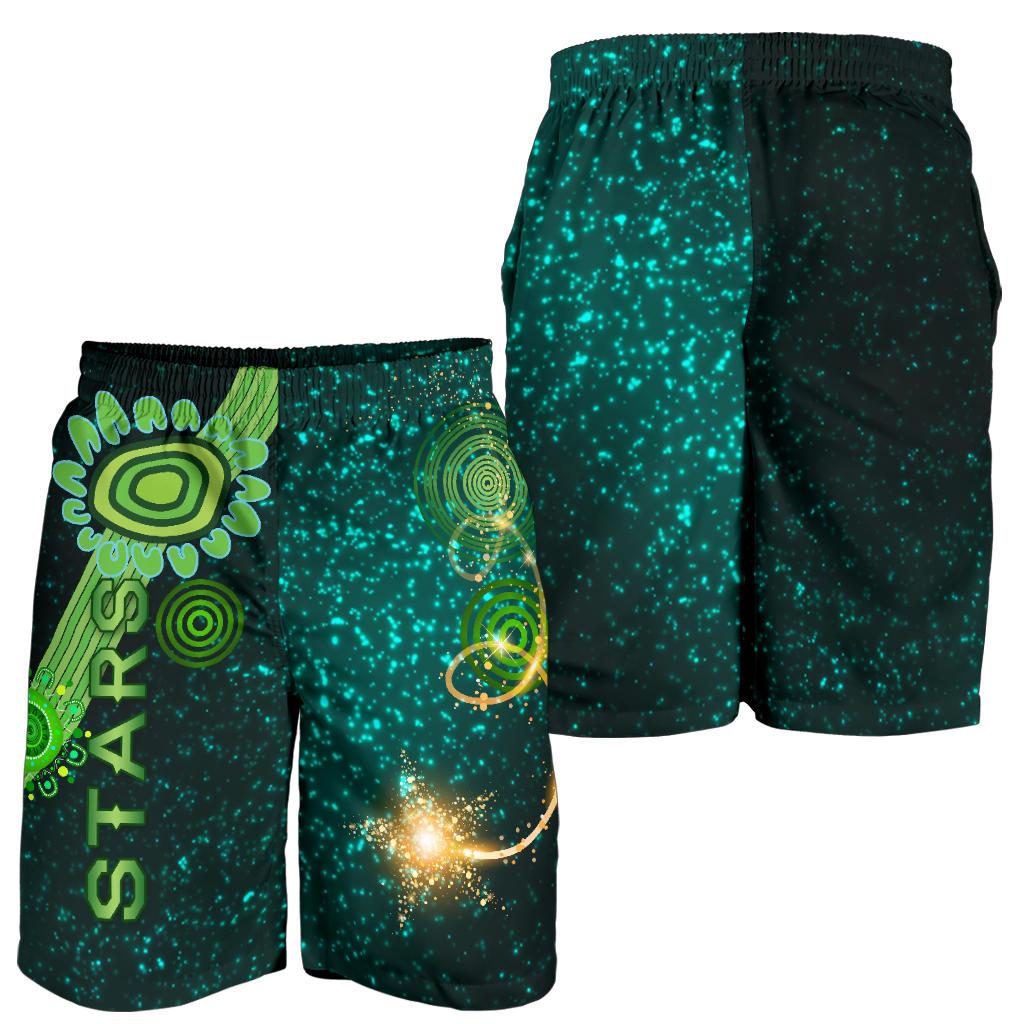 Melbourne Galaxy Men Shorts Stars Indigenous - Vibe Hoodie Shop