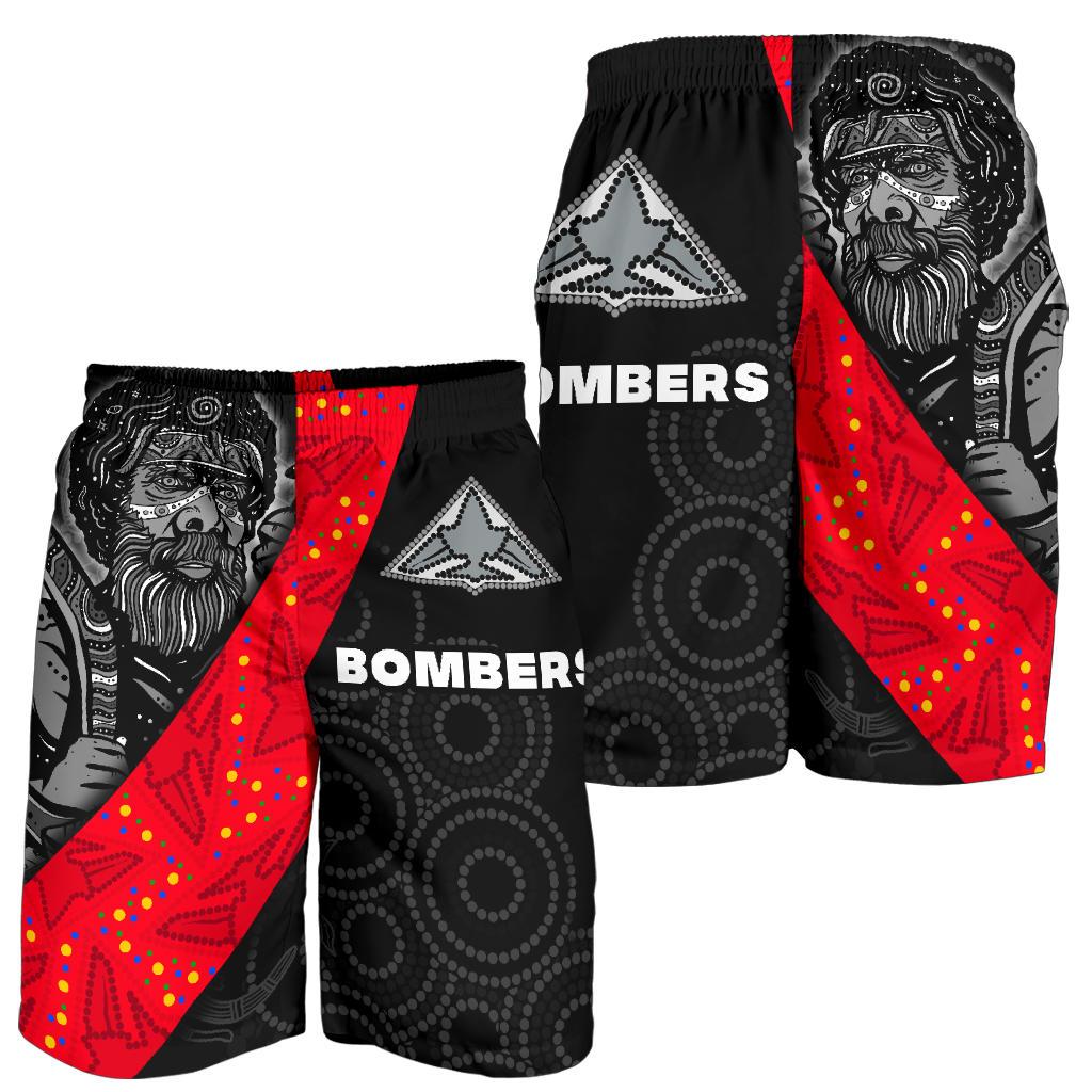 Bombers NAIDOC Week All Over Print Men's Shorts Essendon Ingenious Spesial Version - Vibe Hoodie Shop