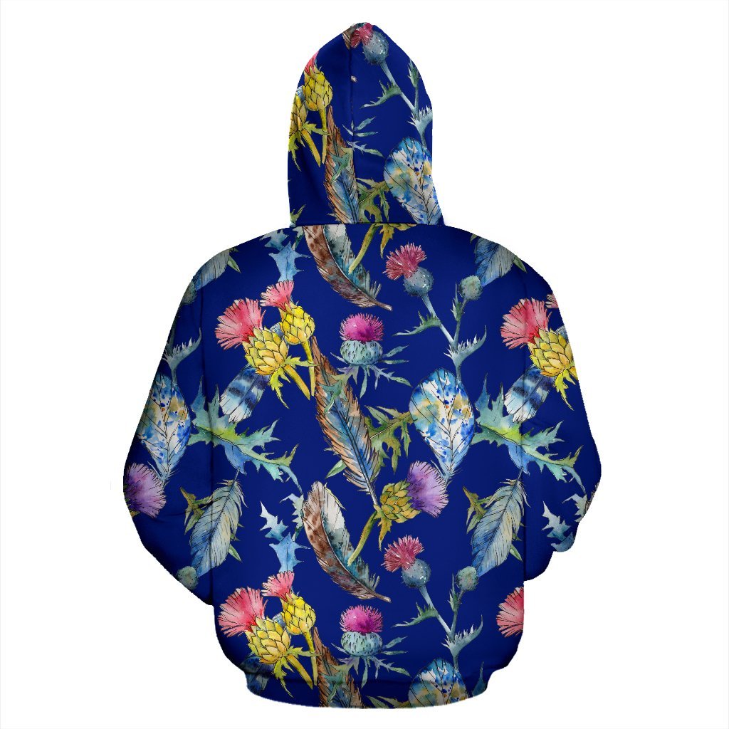 Scotland Hoodie - Violet Thistle - Vibe Hoodie Shop