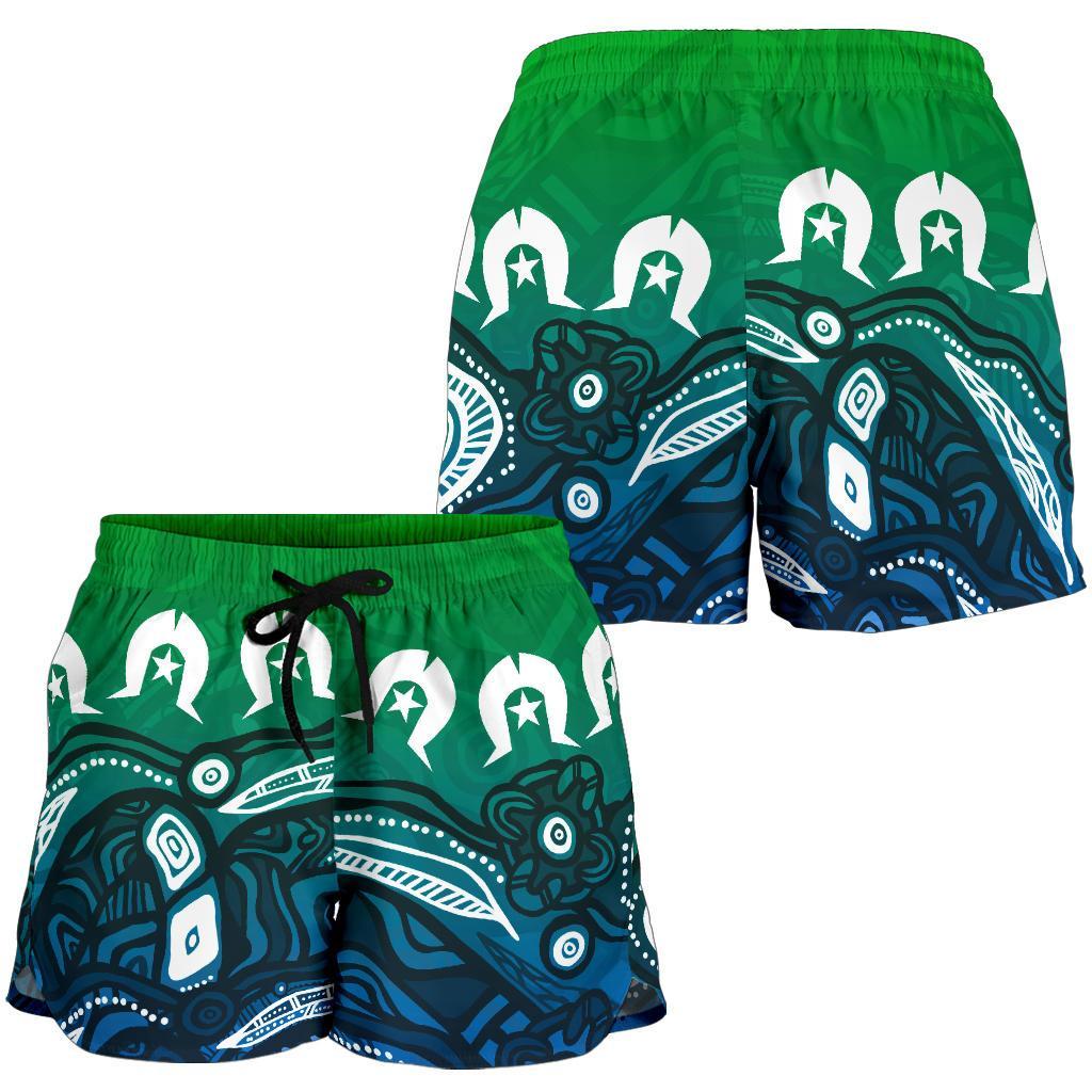 torres-strait-islands-womens-shorts-blue