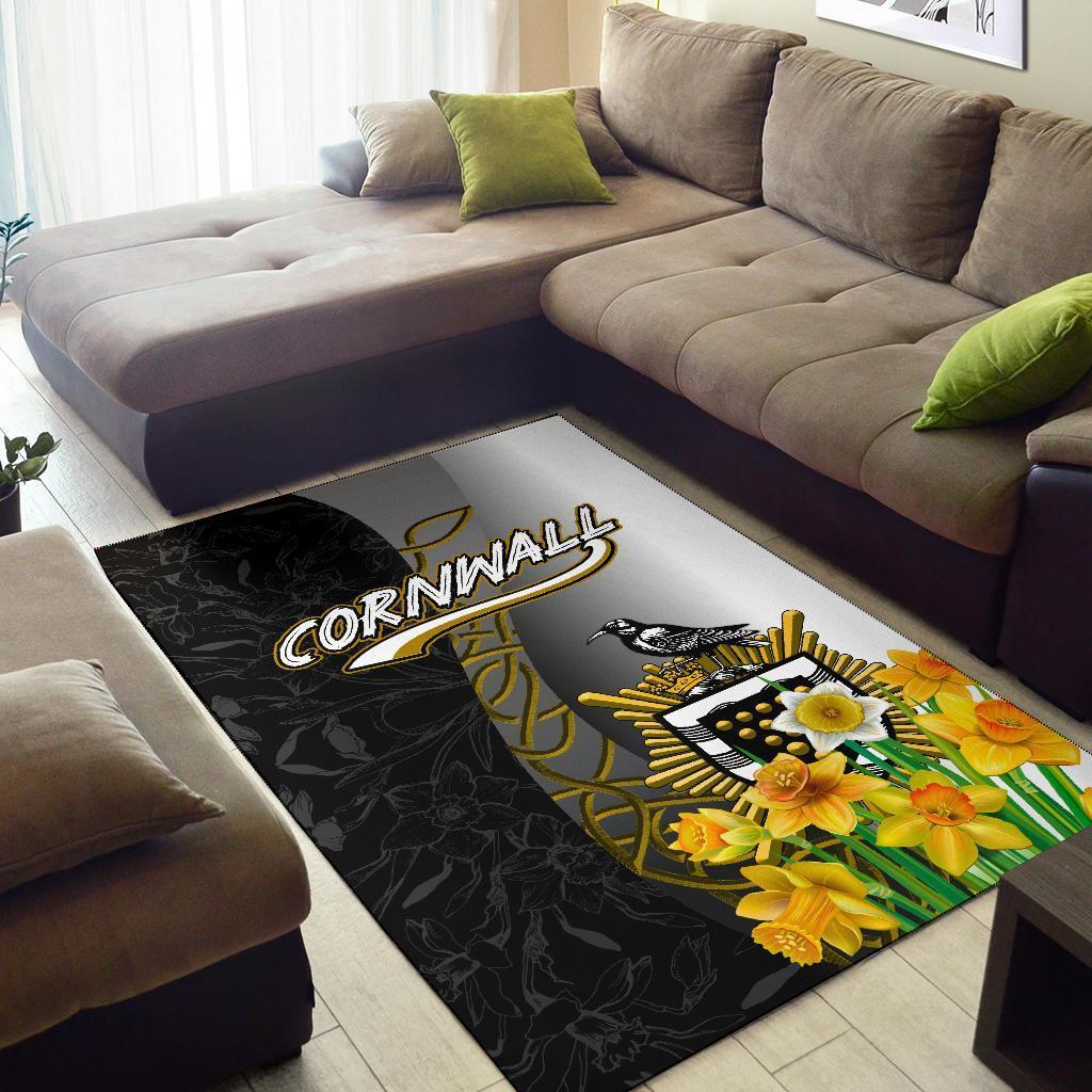 Cornwall Celtic Area Rug - Daffodil With Seal - Vibe Hoodie Shop