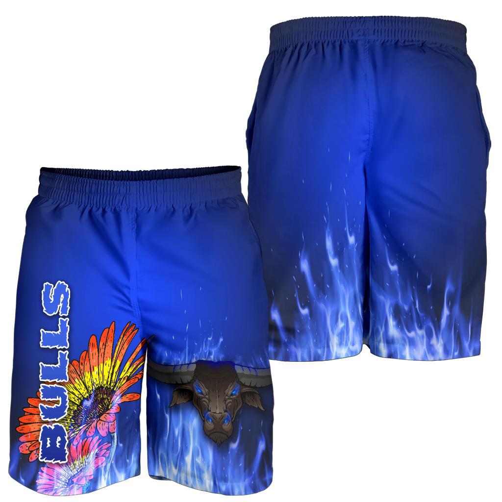 Blue Super Rugby Men Shorts Bulls Barberton Daisy - Vibe Hoodie Shop