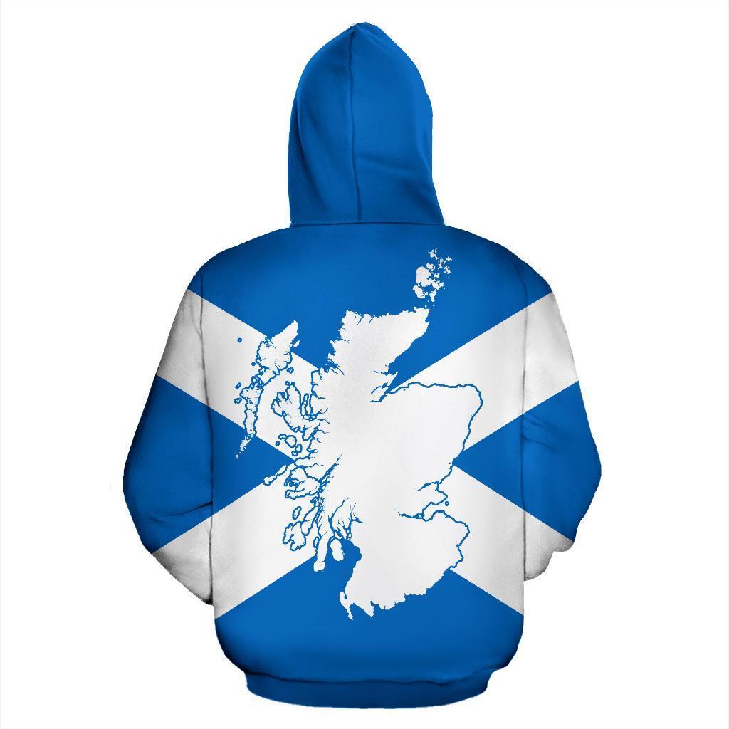 Scotland Zip Hoodie Scottish Independence - Vibe Hoodie Shop