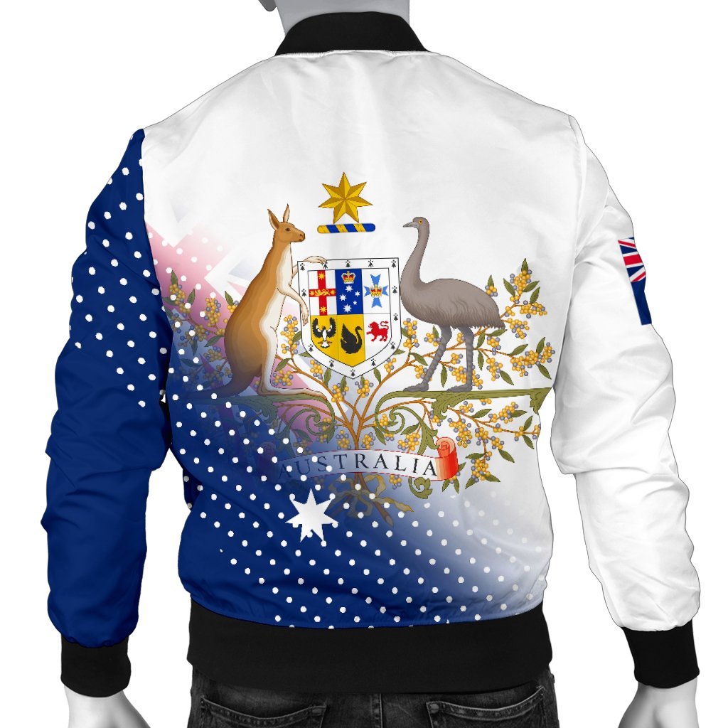 Men's Bomber Jacket - Always Proud Of Australia - Vibe Hoodie Shop