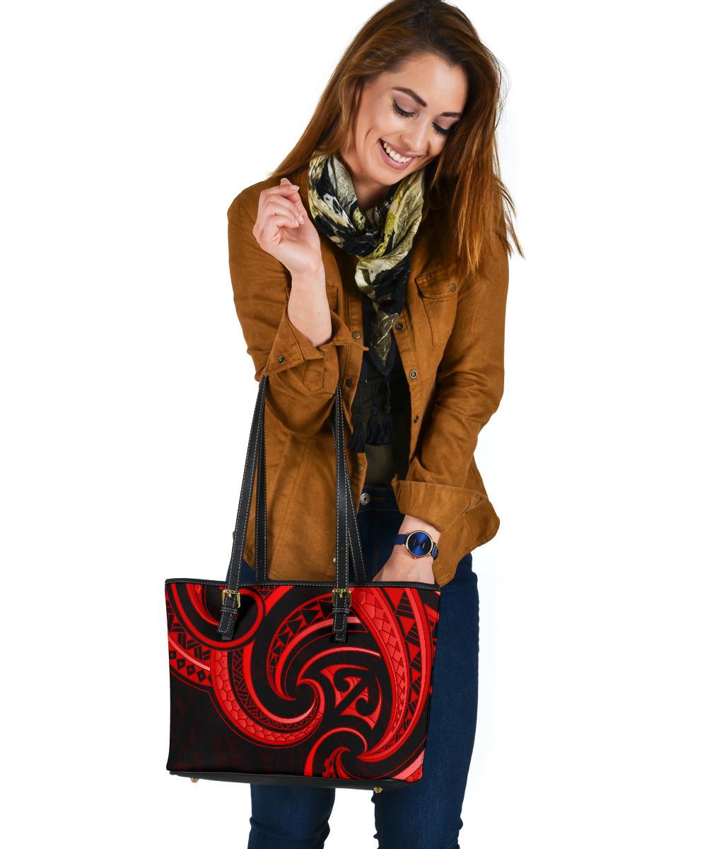 new-zealand-maori-mangopare-small-leather-tote-polynesian-red