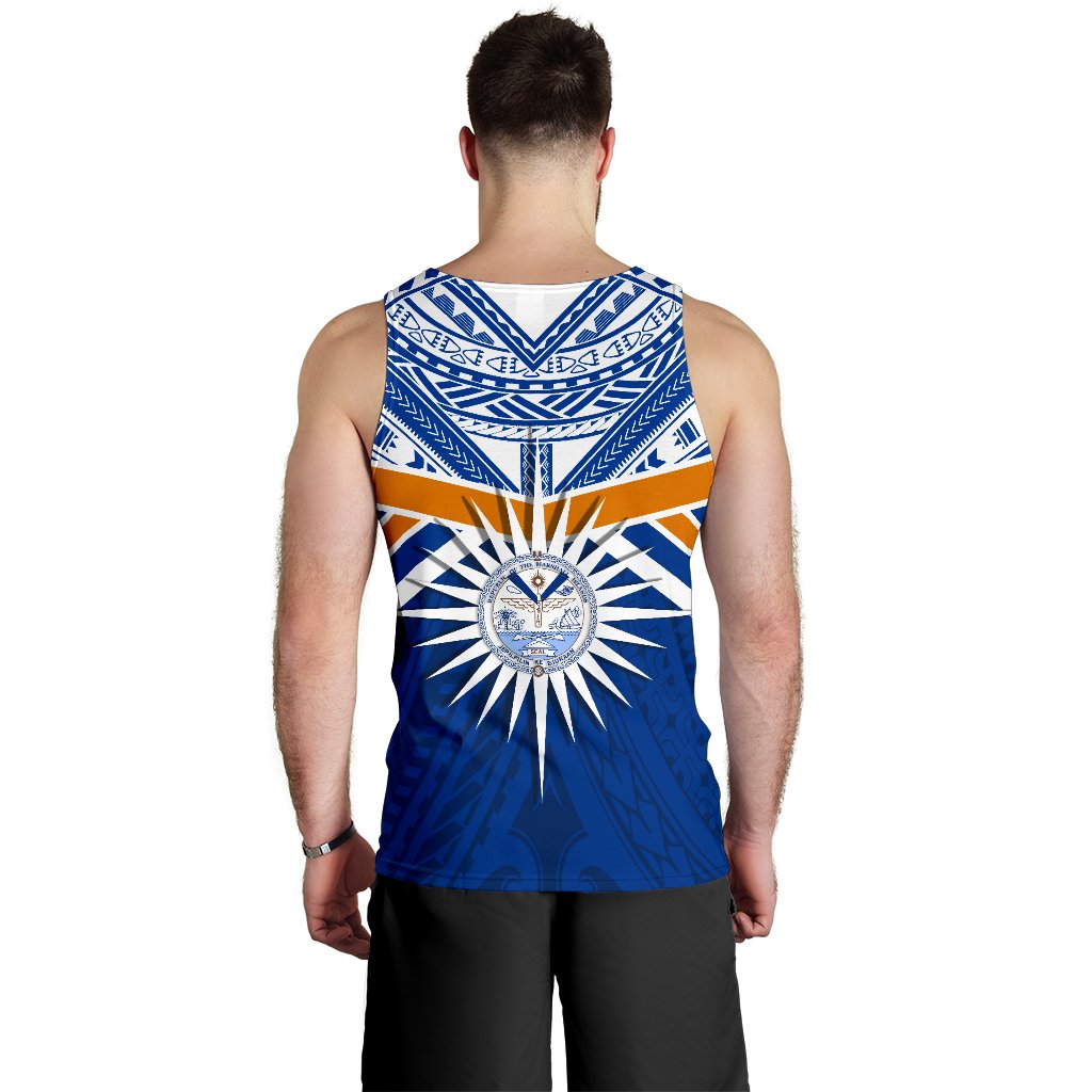 Marshall Islands Rugby Men Tank Top Forever - Vibe Hoodie Shop