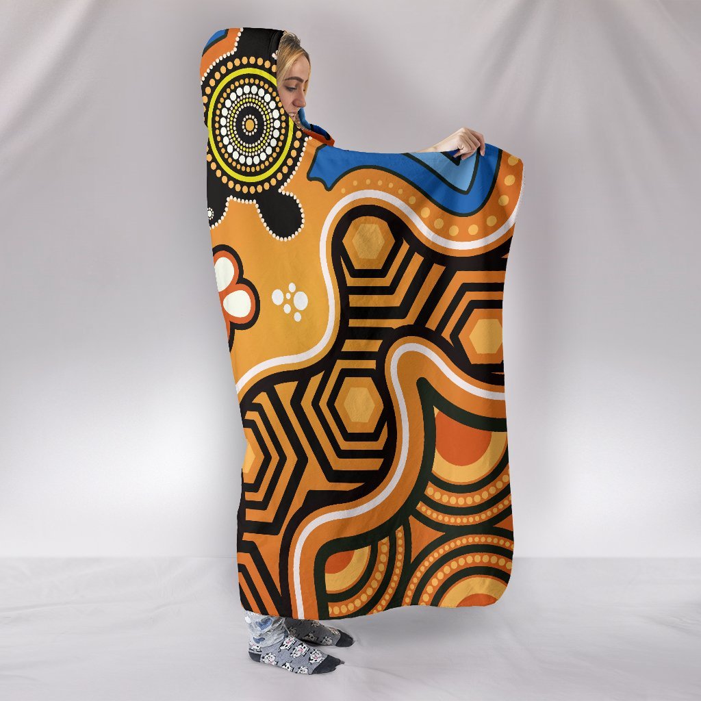 aboriginal-hooded-blanket-indigenous-art-patterns-ver04