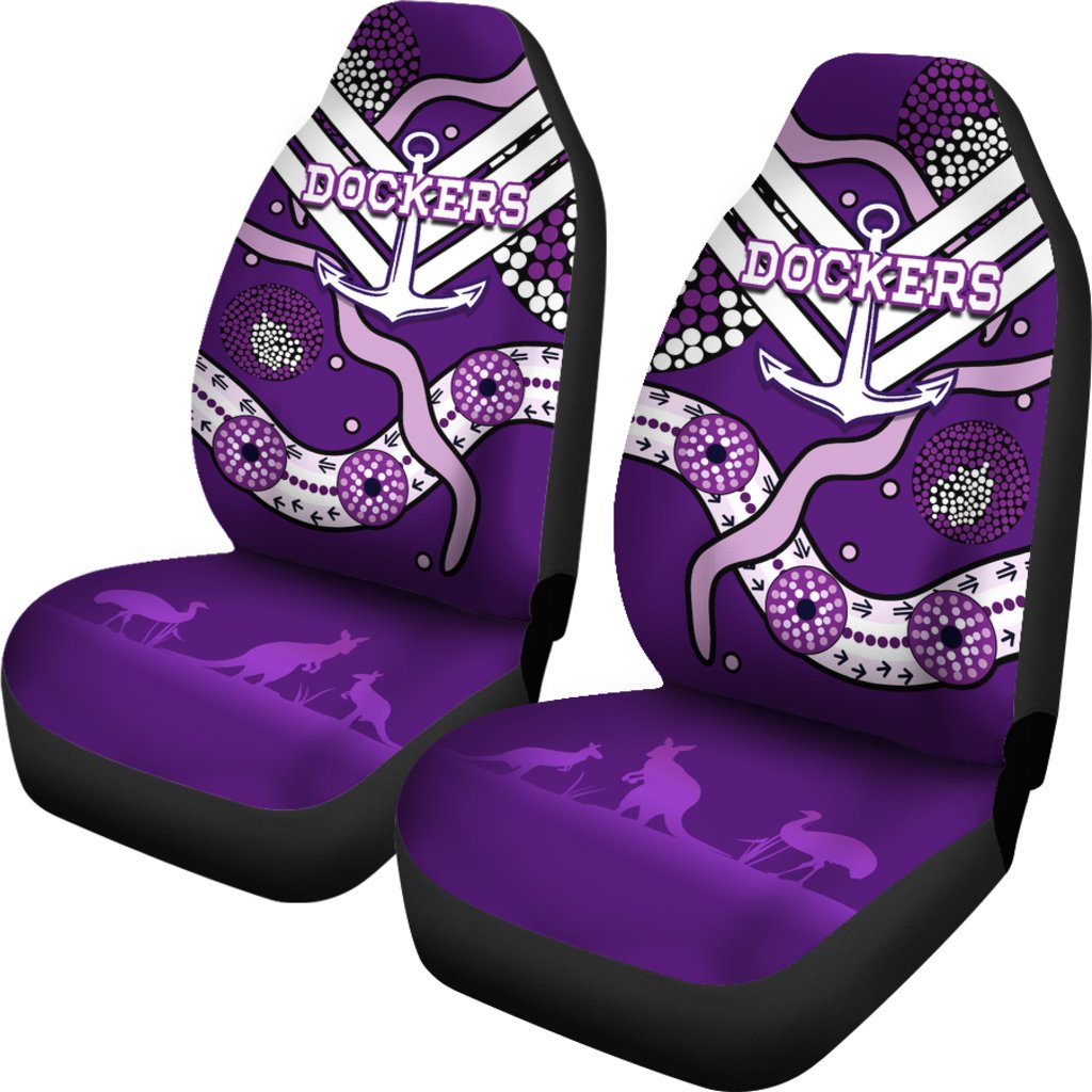 Dockers Car Seat Covers Indigenous Fremantle - Freo - Vibe Hoodie Shop