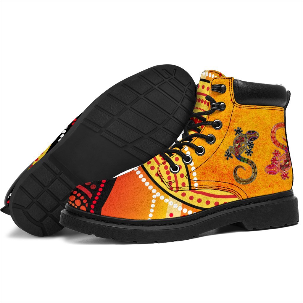 aboriginal-all-season-boots-couple-aboriginal-lizards