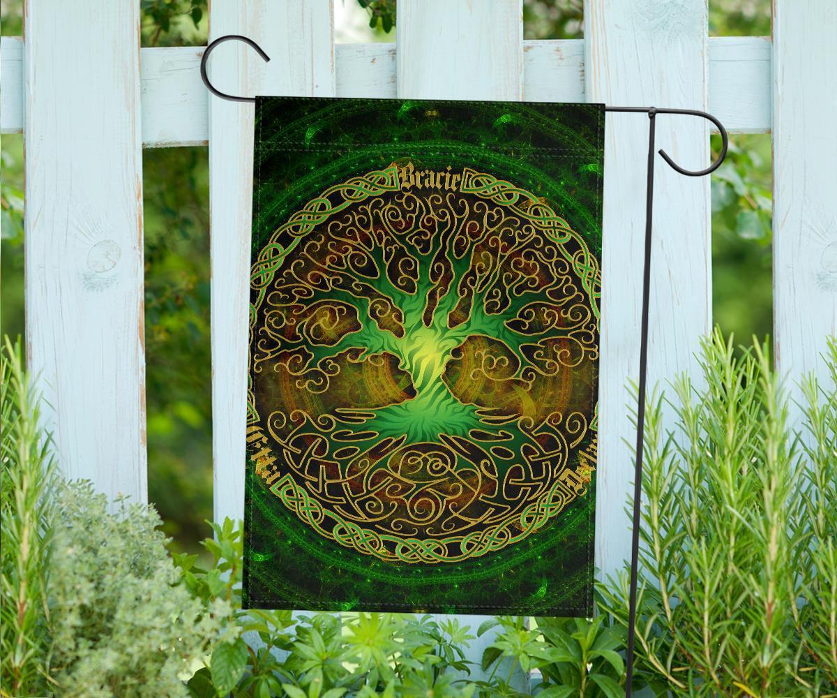 Celtic Flag - Celtic Tree (Green) - Vibe Hoodie Shop