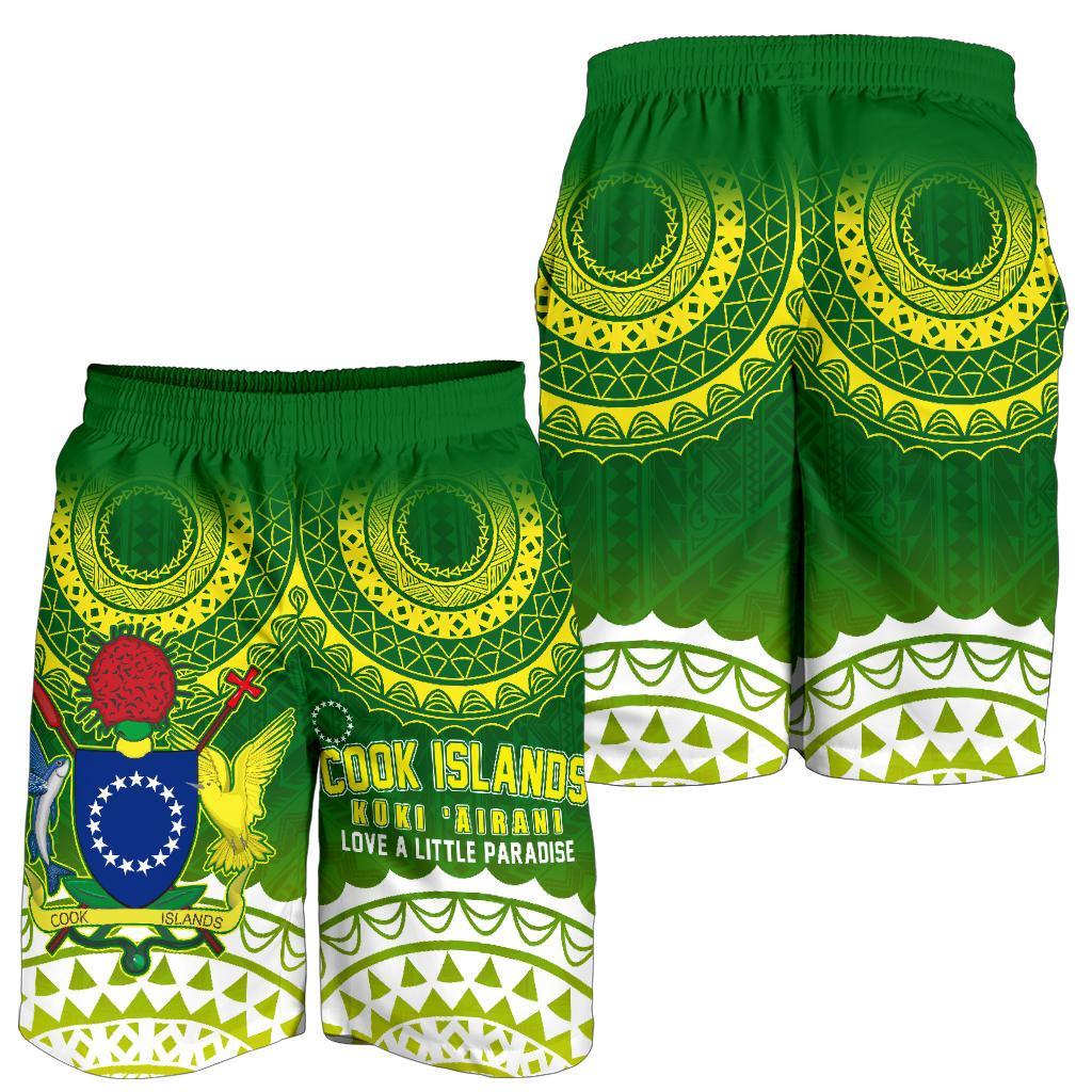 Cook Islands Shorts Love A Little Paradise - Vibe Hoodie Shop