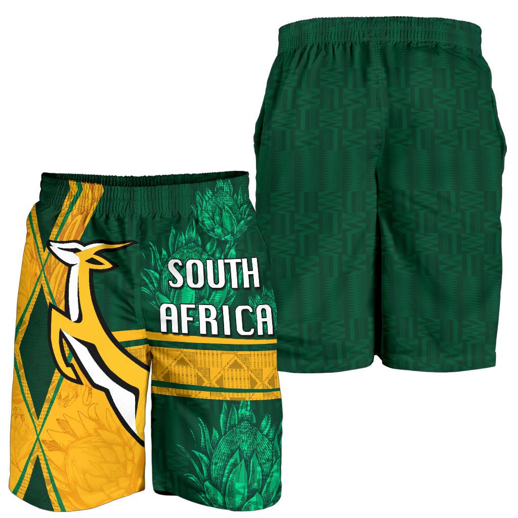 South Africa Men Shorts Springboks Rugby Be Fancy - Vibe Hoodie Shop