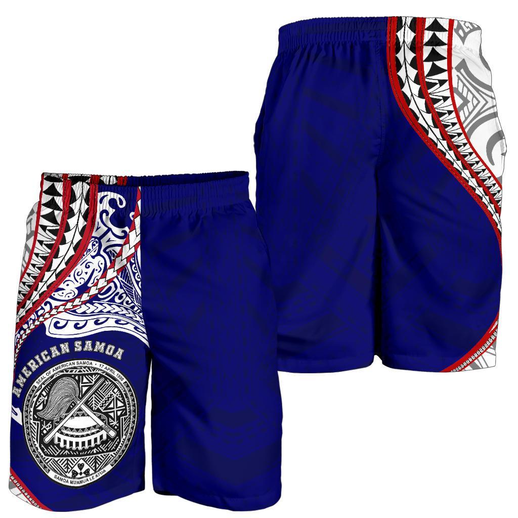 American Samoa Men's Shorts Kanaloa Tatau Gen As - Vibe Hoodie Shop