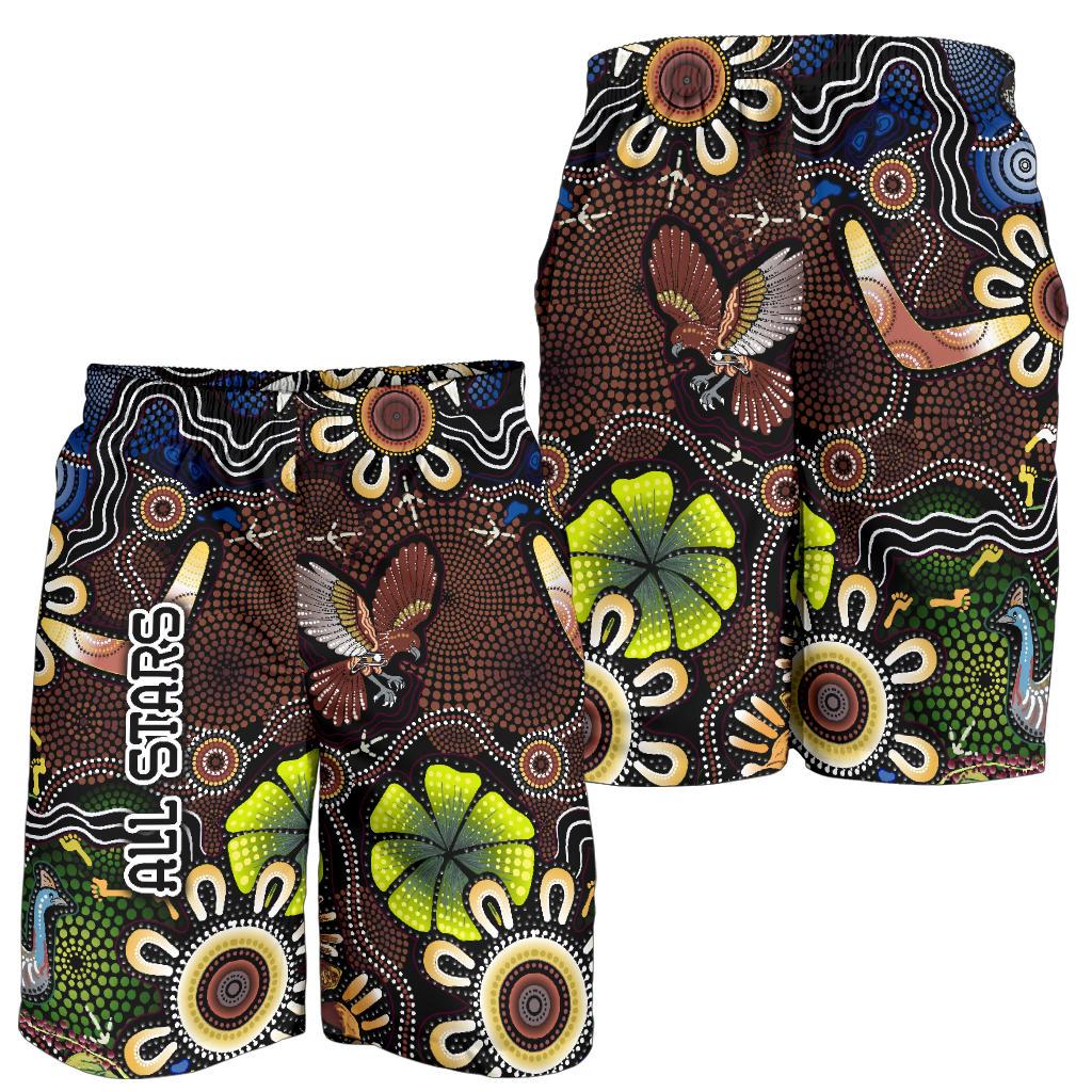 Indigenous Men Shorts All Stars Ethnic Style - Vibe Hoodie Shop