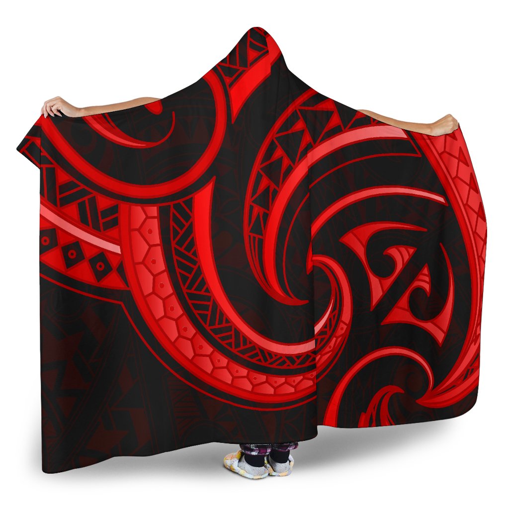 new-zealand-maori-mangopare-hooded-blanket-polynesian-red