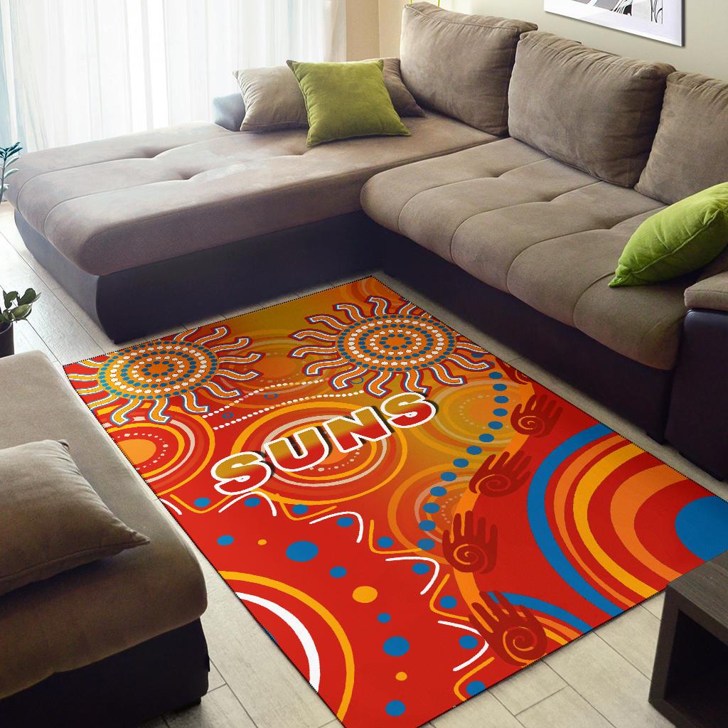 Suns Area Rug Sun Indigenous Gold Coast - Vibe Hoodie Shop