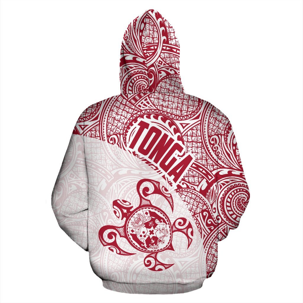 Hoodie Tonga Coat Of Arms Turtle Polynesian Pattern 06 - Vibe Hoodie Shop