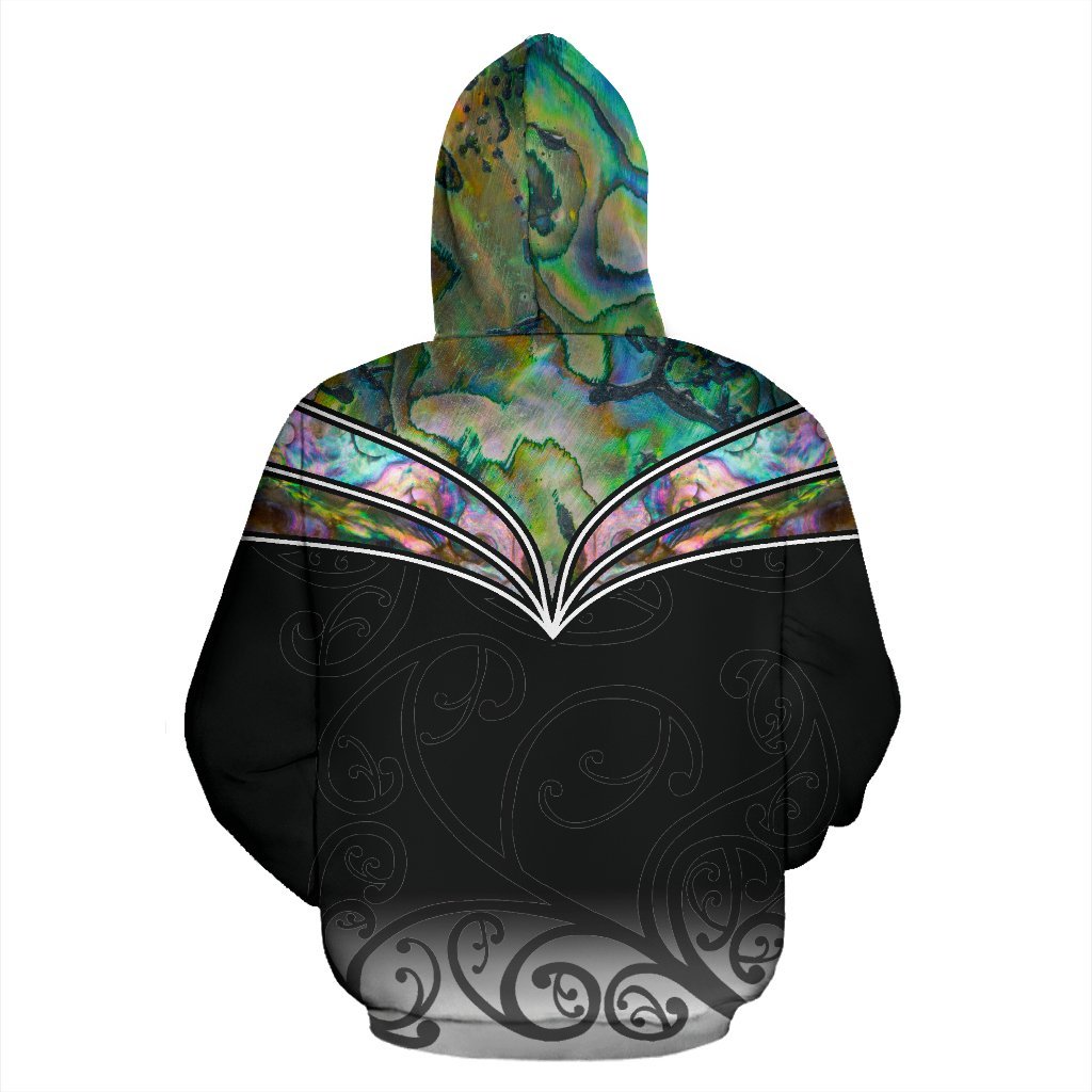 New Zealand Maori Paua Shell Hoodie - Vibe Hoodie Shop