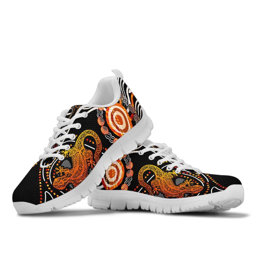 Aboriginal Sneakers - Lizard Sunshine - Vibe Hoodie Shop