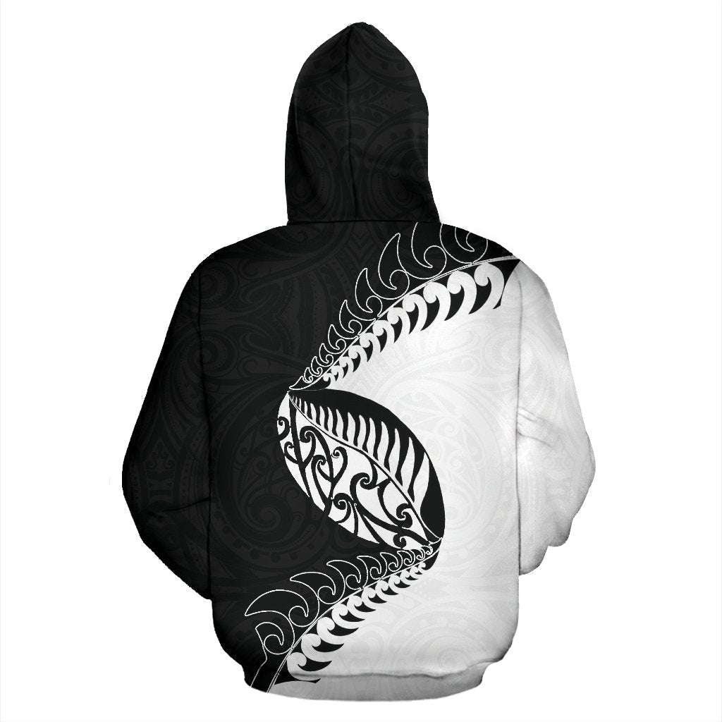 New Zealand Rugby Zip Up Hoodie, Aotearoa Rugby Fern Zipper Hoodie - Vibe Hoodie Shop