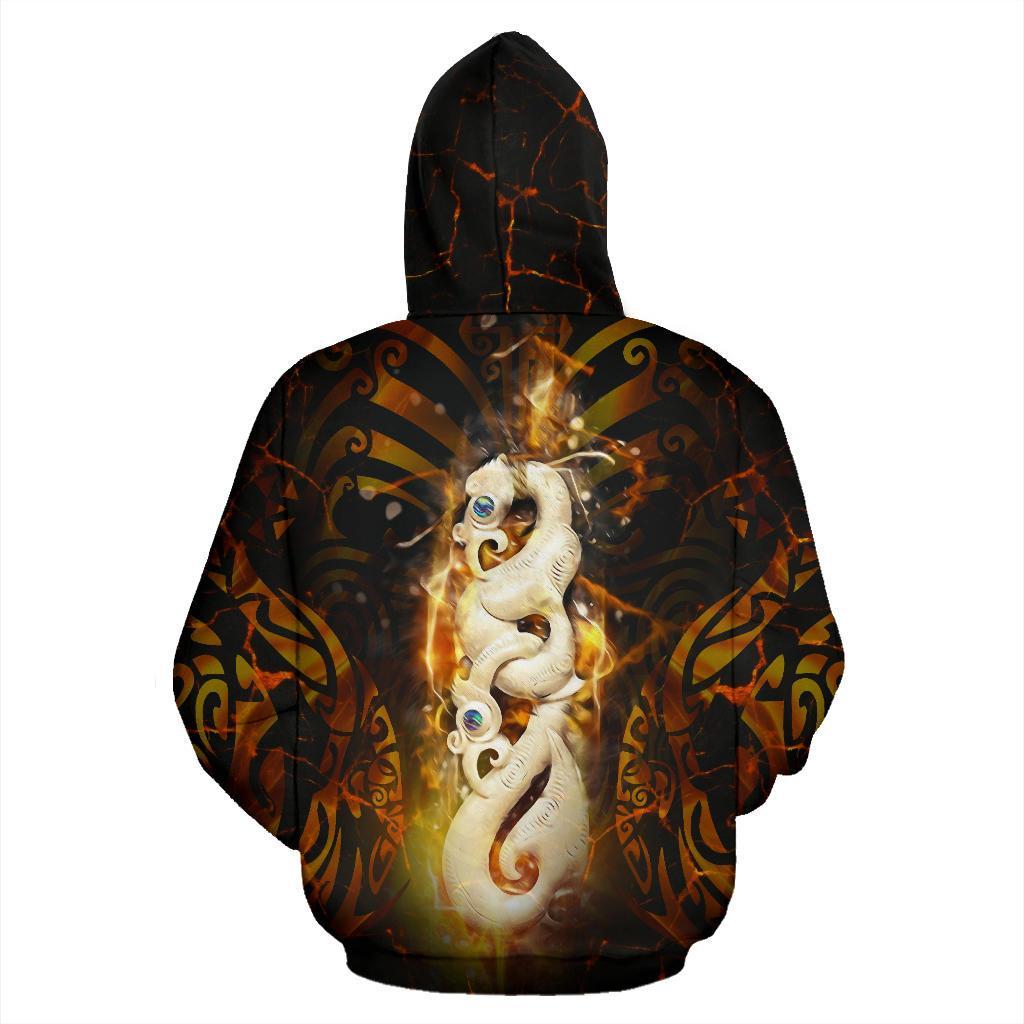 The Maori Moko Warface X Manaia New Zealand Hoodie - Vibe Hoodie Shop