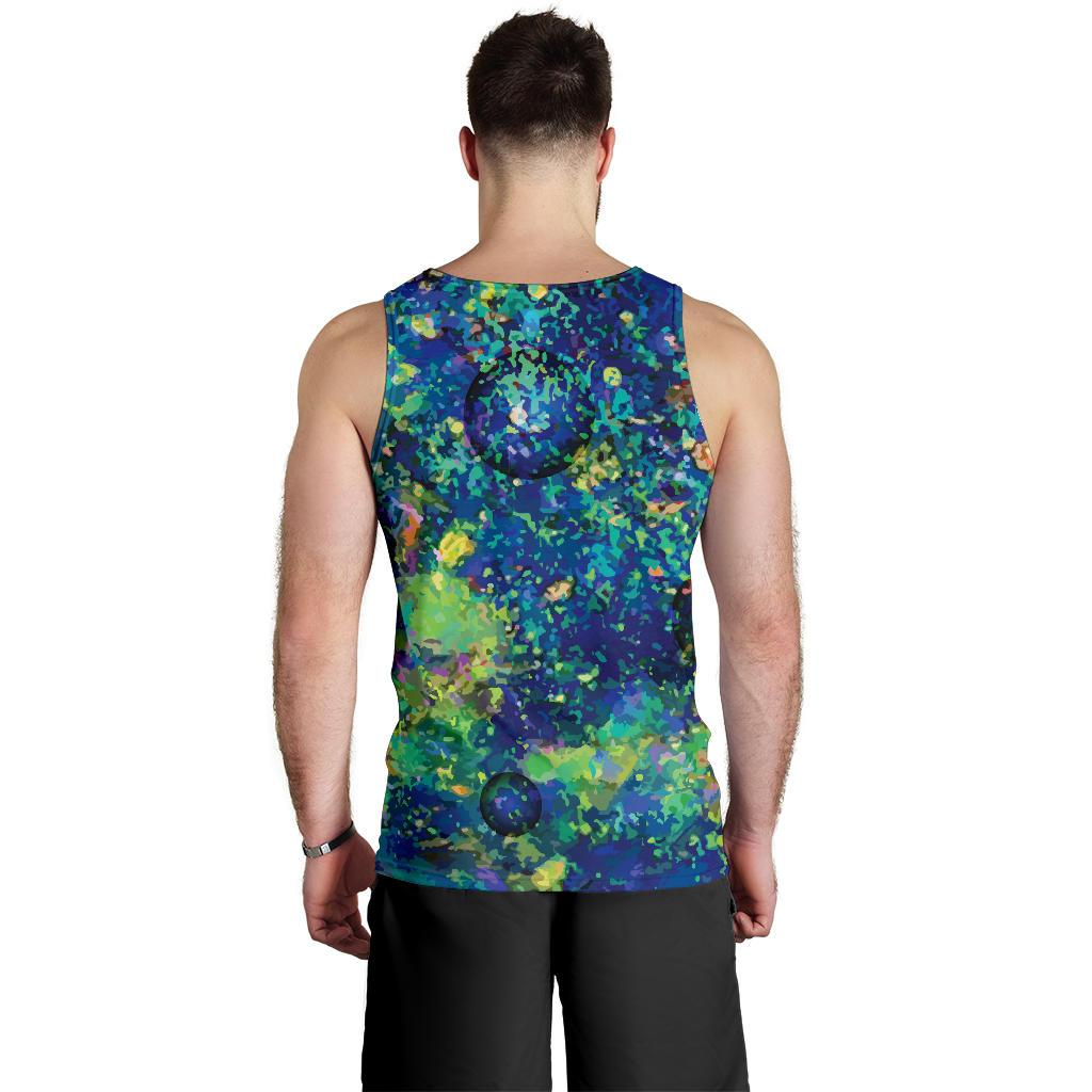 Australia Men Tank Top - Opal Gemstone Mens Tank Color Art - Vibe Hoodie Shop