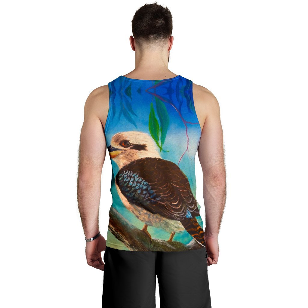 Kookaburra Men's Tank Top - Australia Kookaburra - Vibe Hoodie Shop